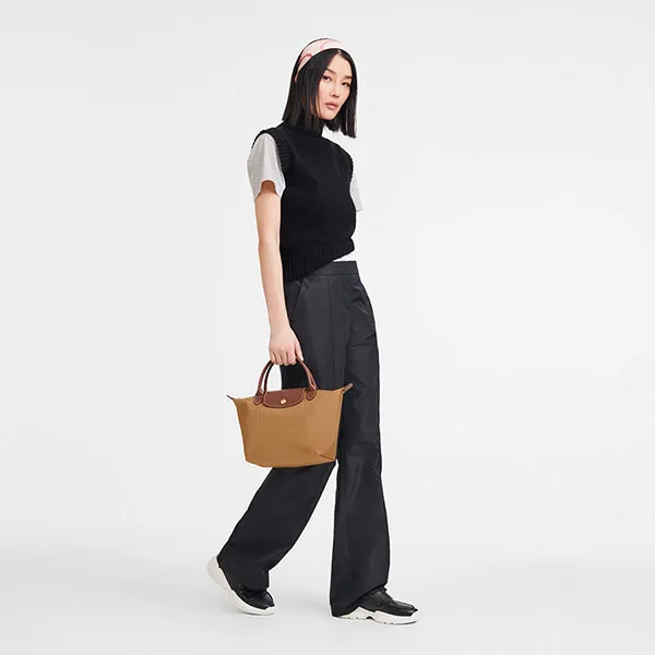 Túi Xách Tay Nữ Longchamp Le Pliage Original S Handbag Chamois L1621089P86 Màu Nâu - Túi xách - Vua Hàng Hiệu