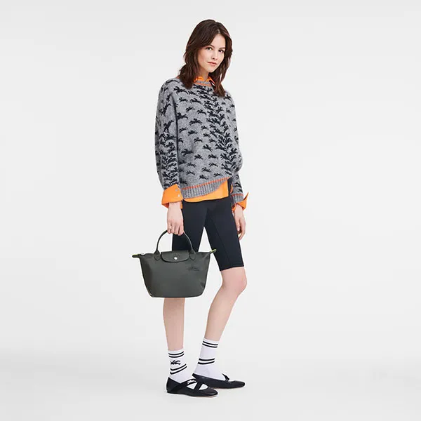 Túi Xách Tay Nữ Longchamp Le Pliage Original S Handbag Graphite L1621919P66 Màu Than Chì