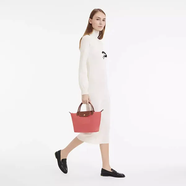 Túi Xách Tay Nữ Longchamp Le Pliage Original S Handbag Grenadine L1621089P76 Màu Hồng Nâu