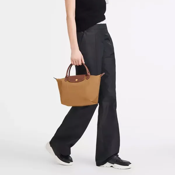 Túi Xách Tay Nữ Longchamp Le Pliage Original S Handbag L1621089P86 Fawn Màu Nâu - Túi xách - Vua Hàng Hiệu