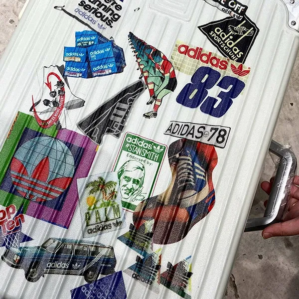 Vali Adidas Sticker Sticker SS For Travel Phối Màu Size 22