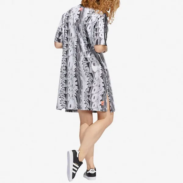 Váy Adidas Love Unites Doodle Tee Dress HC3083 Phối Màu Size 8UK