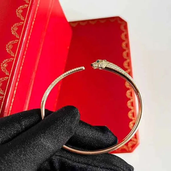 Vòng Đeo Tay Jewery Luxury Panthère De Bracelet Màu Vàng Gold Size 15 - Trang sức - Vua Hàng Hiệu