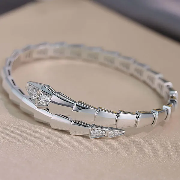 Vòng Đeo Tay Nữ Jewery Luxury Serpenti Viper Bracelet Màu Vàng Trắng - Trang sức - Vua Hàng Hiệu