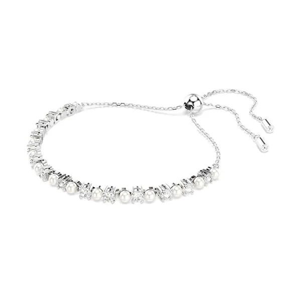 Vòng Đeo Tay Nữ Swarovski Matrix Pearl Bracelet 5701605 Màu Bạc Trắng