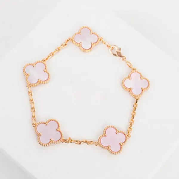 Vòng Đeo Tay Nữ Jewery Luxury Pink Multifaceted Bracelet 18K Rose Gold Màu Vàng Hồng - Trang sức - Vua Hàng Hiệu