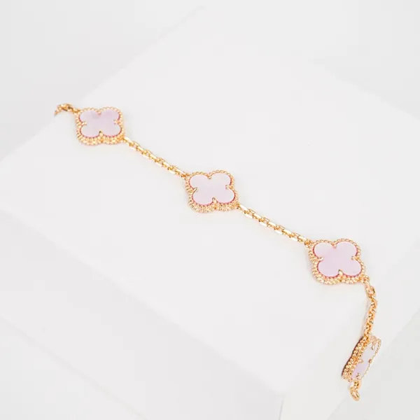 Vòng Đeo Tay Nữ Jewery Luxury Pink Multifaceted Bracelet 18K Rose Gold Màu Vàng Hồng - Trang sức - Vua Hàng Hiệu