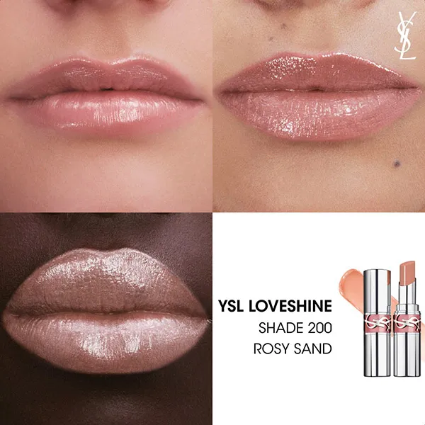 Son Dưỡng Yves Saint Laurent YSL Loveshine Lip Oil 200 Rosy Sand Màu Hồng Nude