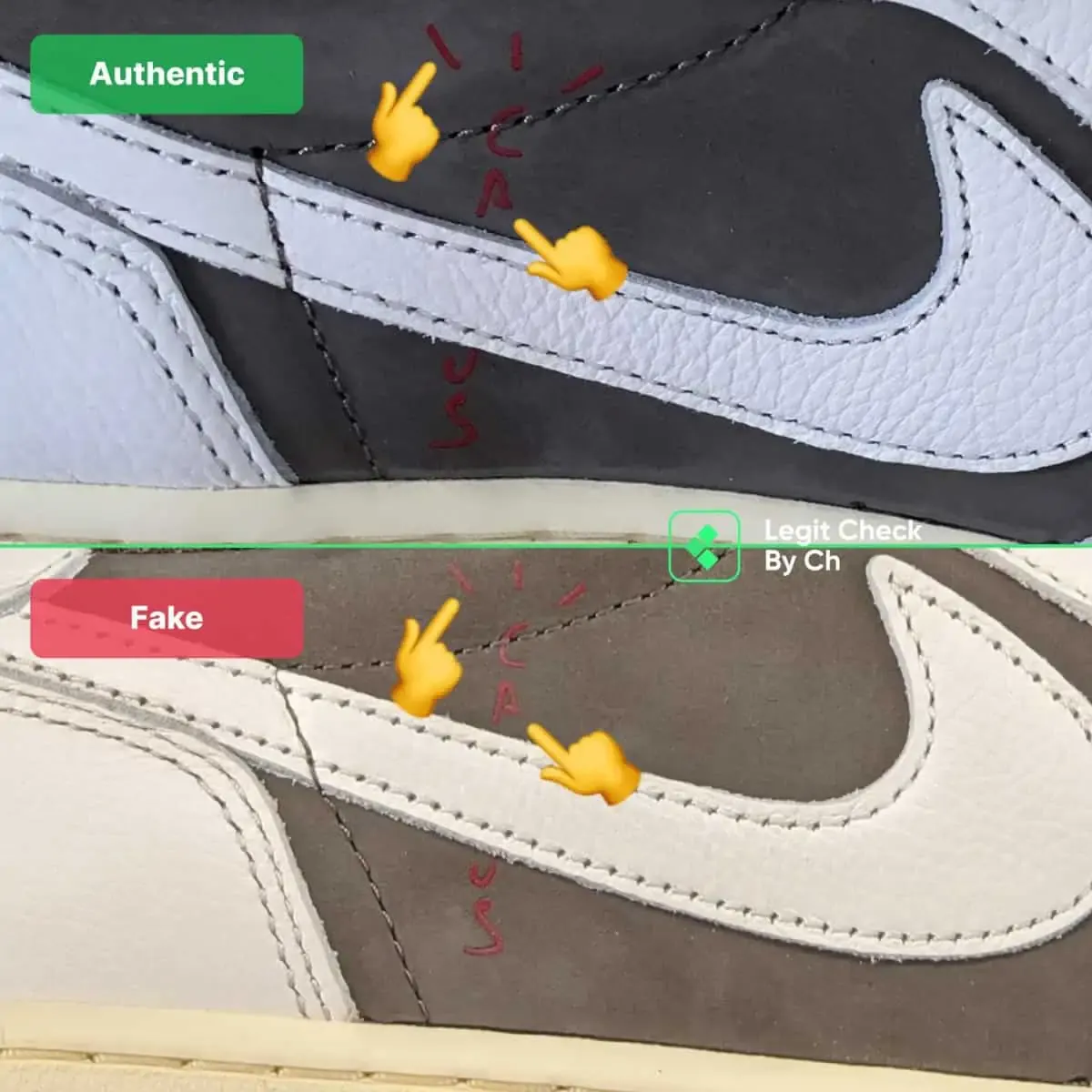 Giày Thể Thao Nike Travis Scott X Air Jordan 1 Low OG Reverse Mocha Phối Màu - Giày - Vua Hàng Hiệu