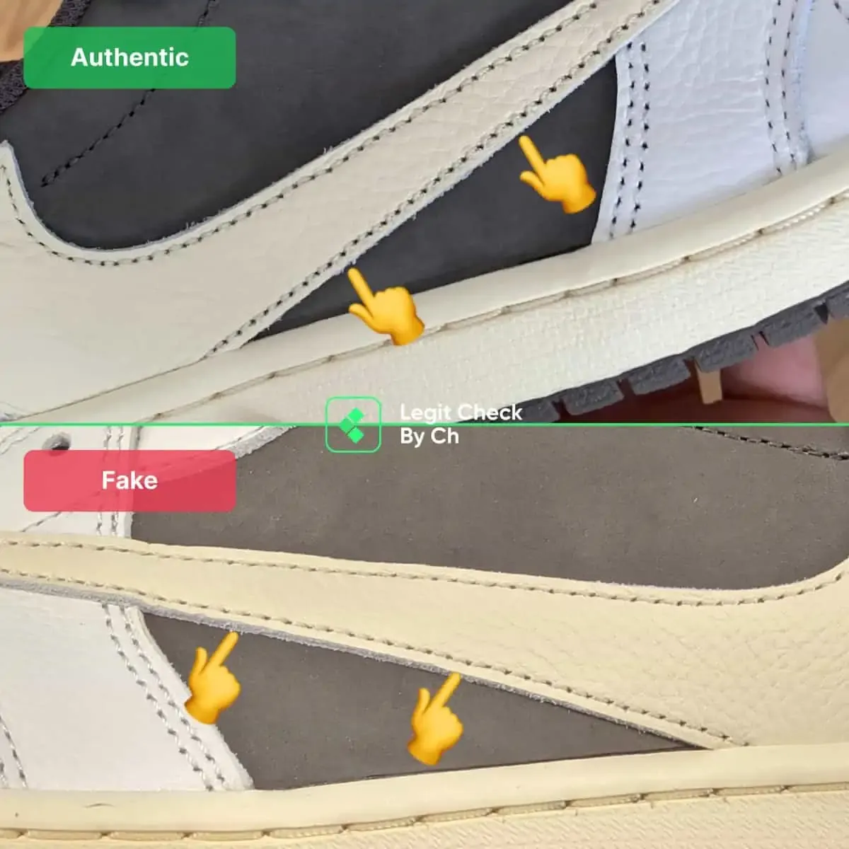 Giày Thể Thao Nike Travis Scott X Air Jordan 1 Low OG Reverse Mocha Phối Màu - Giày - Vua Hàng Hiệu