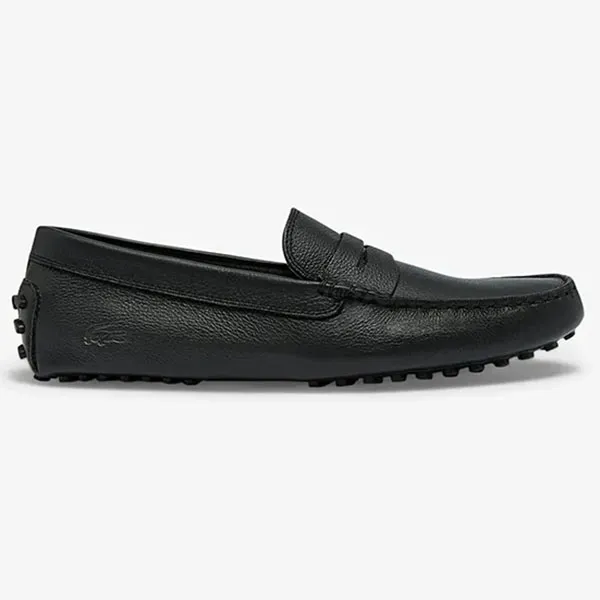 Giày Lười Nam Lacoste Men's Concours Loafers 35CAM0118 Màu Đen Size 8.5 L (40.5)