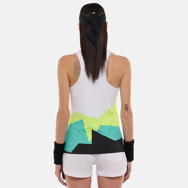 Áo Ba Lỗ Nữ Pickleball Hydrogen Mountains Tech Tank Top DK1005-L97 Màu Trắng Size M