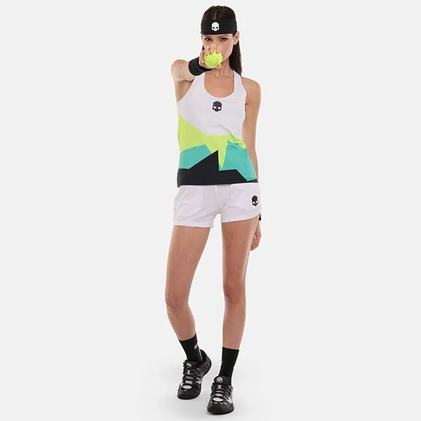 Áo Ba Lỗ Nữ Pickleball Hydrogen Mountains Tech Tank Top DK1005-L97 Màu Trắng Size M
