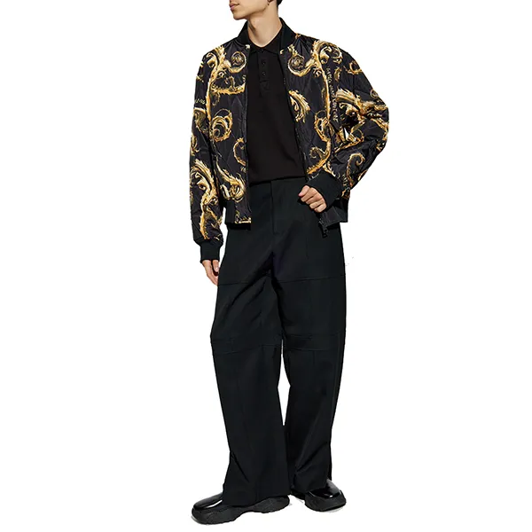 Áo Bomber Nam Versace Jeans Couture Black Reversible Jacket 77GASD07 CQD54 G89 Màu Đen Vàng Size 46 - Thời trang - Vua Hàng Hiệu