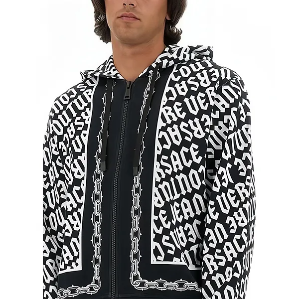 Áo Hoodie Nam Versace Jeans Couture 77GAIE08 CF20E L01 Màu Trắng Size S