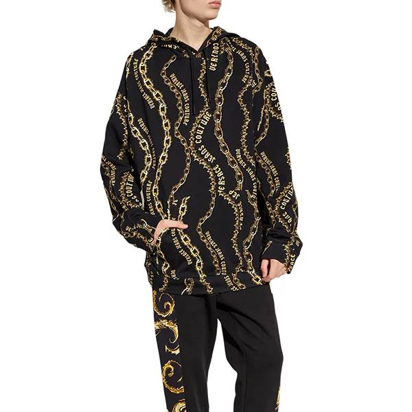Áo Hoodie Nam Versace Jeans Couture Sweatshirt 77GAI3L0 FS160 G89 Màu Đen Size XS - Thời trang - Vua Hàng Hiệu