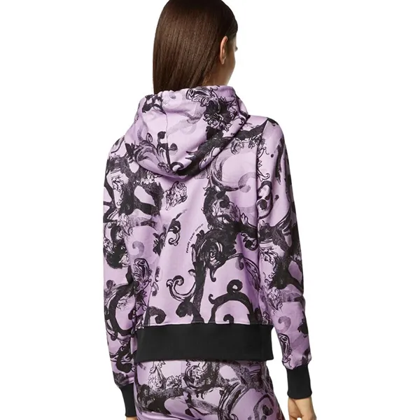 Áo Hoodie Nữ Versace Jeans Couture Watercolour Sweatshirt 76HAI306 FS127 320 Màu Tím Size L - Thời trang - Vua Hàng Hiệu