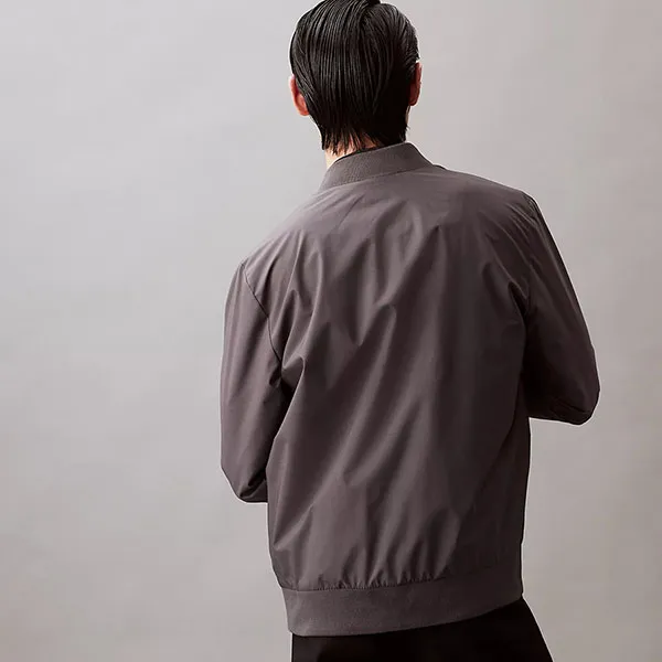 Áo Khoác Nam Calvin Klein CK Matte Bomber Jacket 40FP512-021 Màu Xám Size S - Thời trang - Vua Hàng Hiệu