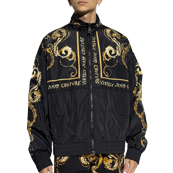 Áo Khoác Nam Versace Jeans Couture Black Jacket With Logo 77GASD07 CQD54 G89 Màu Đen Vàng Size 46 - Thời trang - Vua Hàng Hiệu