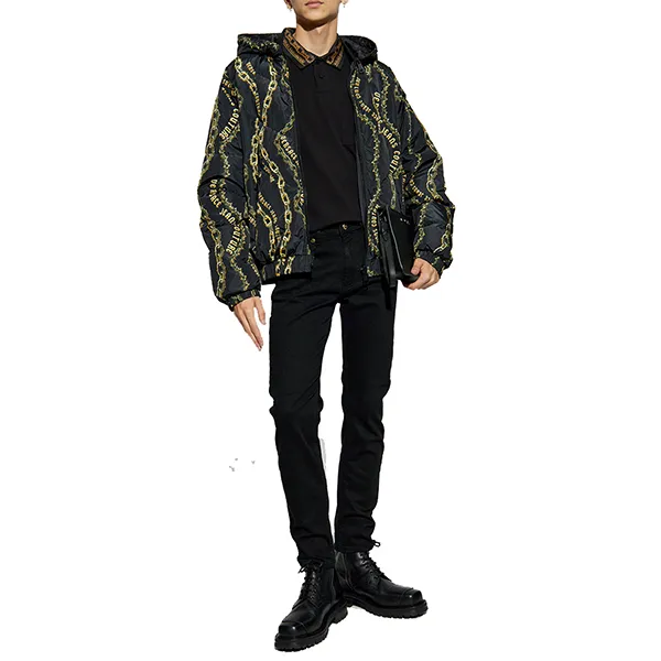 Áo Khoác Nam Versace Jeans Couture Black Reversible Jacket 77GAUD17 CQD56 G89 Màu Đen Vàng Size 46 - Thời trang - Vua Hàng Hiệu