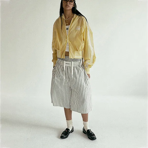 Áo Khoác Nữ Badblood Billy SS Track Jacket Lemon Yellow W-JKT24-018 Màu Vàng Size S - Thời trang - Vua Hàng Hiệu