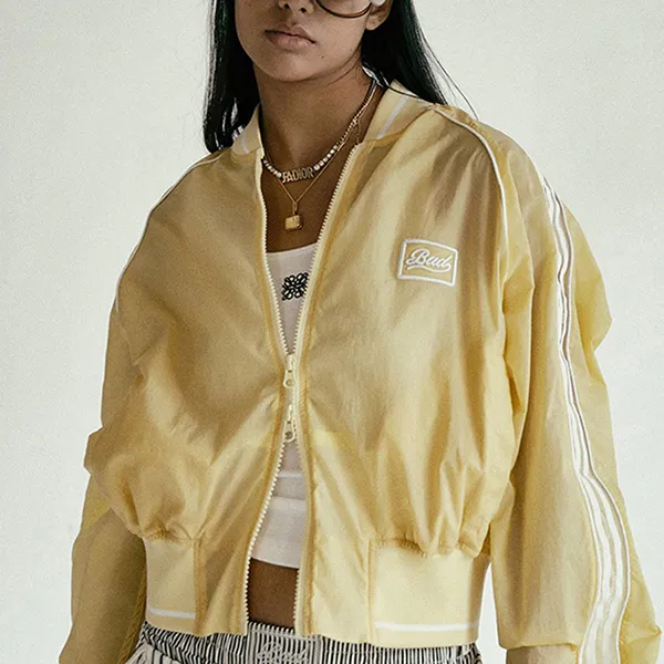 Áo Khoác Nữ Badblood Billy SS Track Jacket Lemon Yellow W-JKT24-018 Màu Vàng Size S - Thời trang - Vua Hàng Hiệu