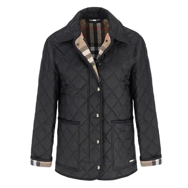 Áo Khoác Nữ Burberry In Black 80841941 Màu Đen Size S - Thời trang - Vua Hàng Hiệu