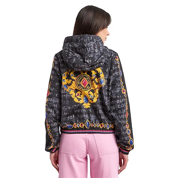 Áo Khoác Nữ Versace Jeans Couture Jacket Heart Baroque Black 76HASD01 CQ05S 899 Màu Đen Size 38 - Thời trang - Vua Hàng Hiệu