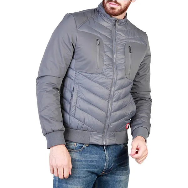 Áo Khoác Phao Nam Sparco Men's Slim Fit Jacket COLUMBUS_GREY Màu Xám Size S
