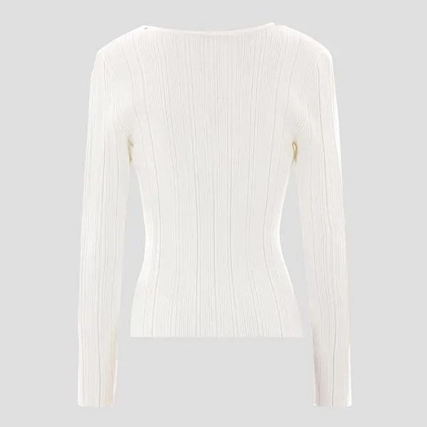 Áo Len Nữ Self-Portrait In White AW24180TAWWHITE Màu Trắng Size S