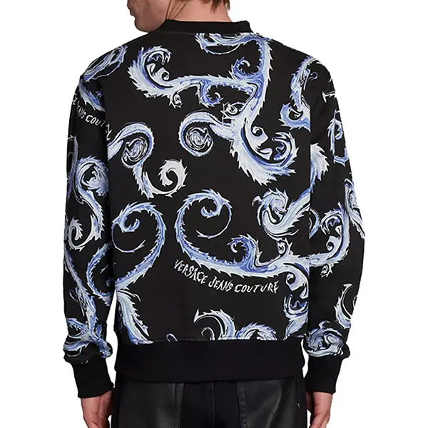 Áo Nỉ Sweater Nam Versace Jeans Couture Sweatshirt 77GAI3R0 FS161 QY9 Phối Màu Size XS