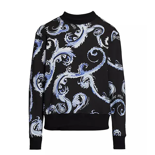 Áo Nỉ Sweater Nam Versace Jeans Couture Sweatshirt 77GAI3R0 FS161 QY9 Phối Màu Size XS