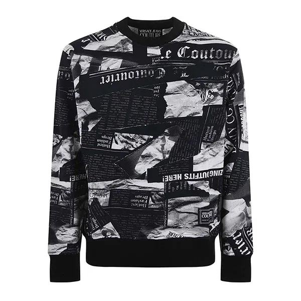 Áo Nỉ Sweater Nam Versace Jeans Couture 76GAI3R0 FS128 899 Màu Đen Size XS - Thời trang - Vua Hàng Hiệu