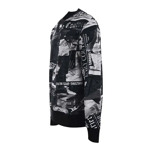 Áo Nỉ Sweater Nam Versace Jeans Couture 76GAI3R0 FS128 899 Màu Đen Size XS - Thời trang - Vua Hàng Hiệu