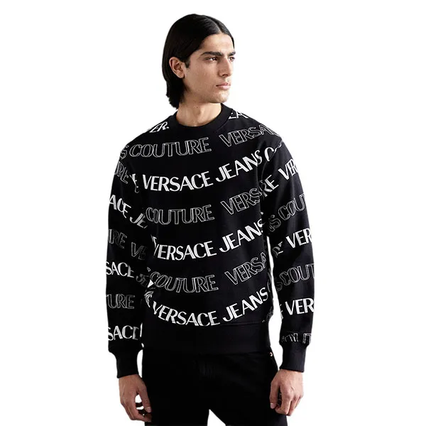 Áo Nỉ Sweater Nam Versace Jeans Couture 76GAI3R0 FS129 899 Màu Đen Size S