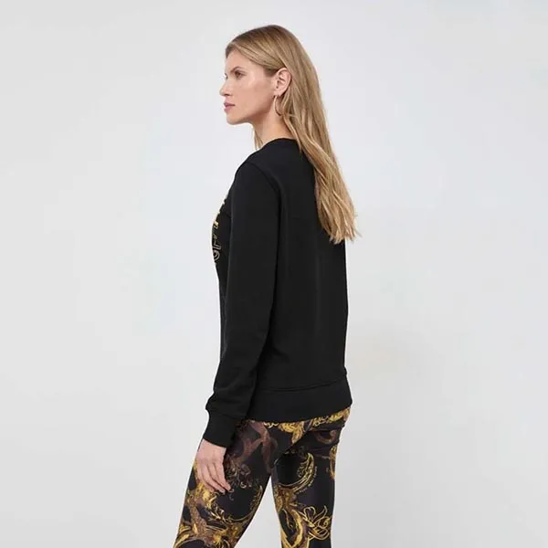 Áo Nỉ Sweater Nữ Versace Jeans Couture Regular 76HAIC00 CF00C G89 Màu Đen Size XS