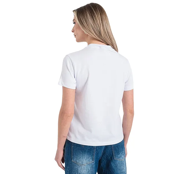 Áo Phông Nữ Versace Jeans Couture Heart Couture Tshirt 76HAHL01 CJ01L G03 Màu Trắng Size XS - Thời trang - Vua Hàng Hiệu