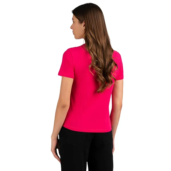 Áo Phông Nữ Versace Jeans Couture Heart Couture Tshirt 76HAHL01 CJ01L G49 Màu Hồng Đậm Size S - Thời trang - Vua Hàng Hiệu