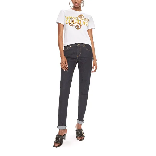 Áo Phông Nữ Versace Jeans Couture Tshirt 76HAHG00 CJ00G G03 Màu Trắng Size XS - Thời trang - Vua Hàng Hiệu