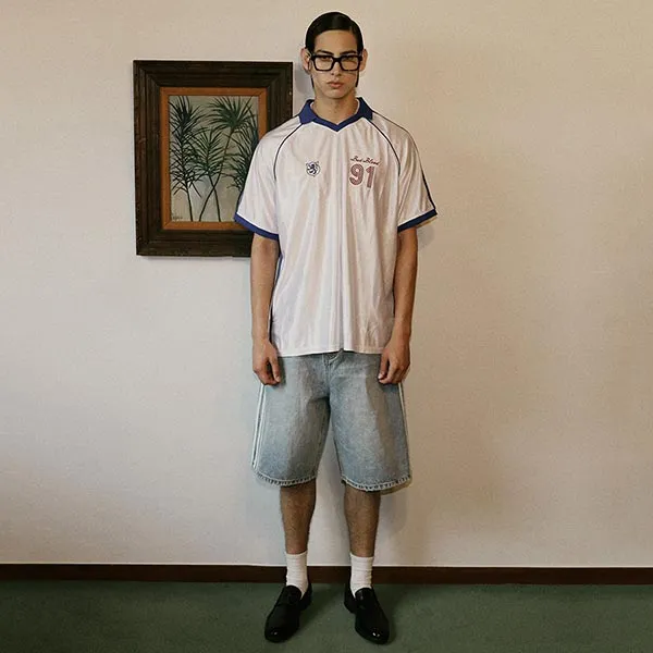 Áo Polo Badblood 91 Soccer Shirt W-Tee24-057 Màu Trắng - Thời trang - Vua Hàng Hiệu