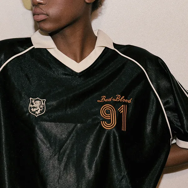 Áo Polo Badblood 91 Soccer Shirt W-Tee24-058 Màu Đen - Thời trang - Vua Hàng Hiệu