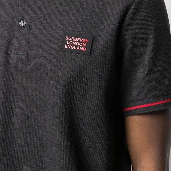 Áo Polo Nam Burberry Grenford Polo Charcoal Melange Màu Xám Đen Size M - Thời trang - Vua Hàng Hiệu