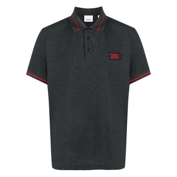 Áo Polo Nam Burberry Grenford Polo Charcoal Melange Màu Xám Đen Size M - Thời trang - Vua Hàng Hiệu