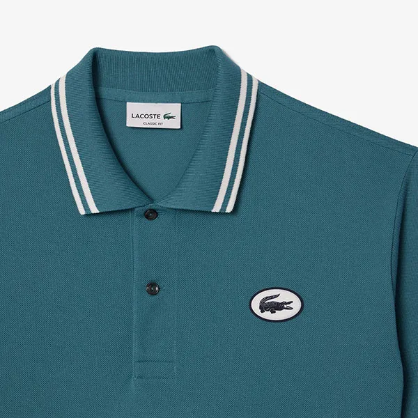 Áo Polo Nam Lacoste Men's Classic Style With Badge Shirt PH7447 - IPM Màu Xanh Lá Cây Size 3 - Thời trang - Vua Hàng Hiệu
