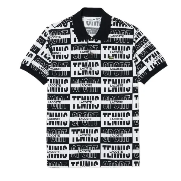 Áo Polo Nam Lacoste Men's Polo Original With Two-Color Printed Badge Shirt PH2057-001 Màu Đen Size 4 - Thời trang - Vua Hàng Hiệu