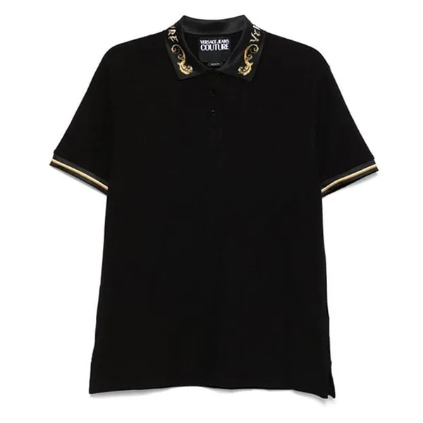 Áo Polo Nam Versace Classic Fit 77GAGT06 CJ01T G89 Màu Đen Size S