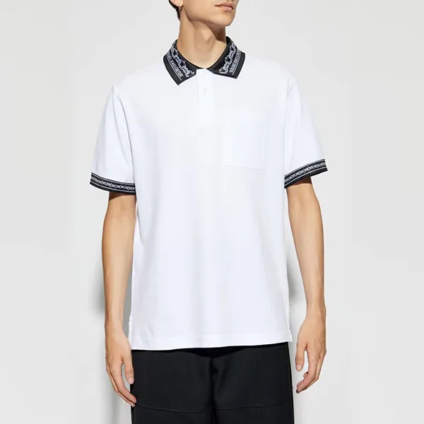 Áo Polo Nam Versace Jeans Couture Collar Chain Couture Shirt 77GAGT04 CJ01T 003 Màu Trắng Size XS - Thời trang - Vua Hàng Hiệu
