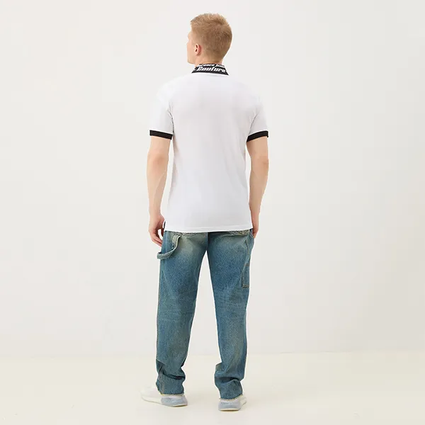 Áo Polo Nam Versace Jeans Couture Regular Fit Polo Shirt 76GAGT08 CJ01T 003 Màu Trắng Size M