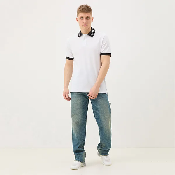 Áo Polo Nam Versace Jeans Couture Regular Fit Polo Shirt 76GAGT08 CJ01T 003 Màu Trắng Size M