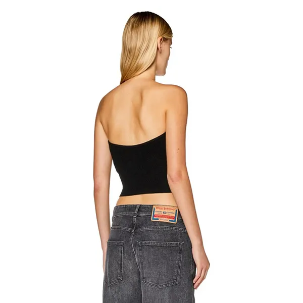 Áo Quây Nữ Diesel Bandeau Top With Oval D Plaque A115860DLAX9XX Màu Đen Size XS - Thời trang - Vua Hàng Hiệu